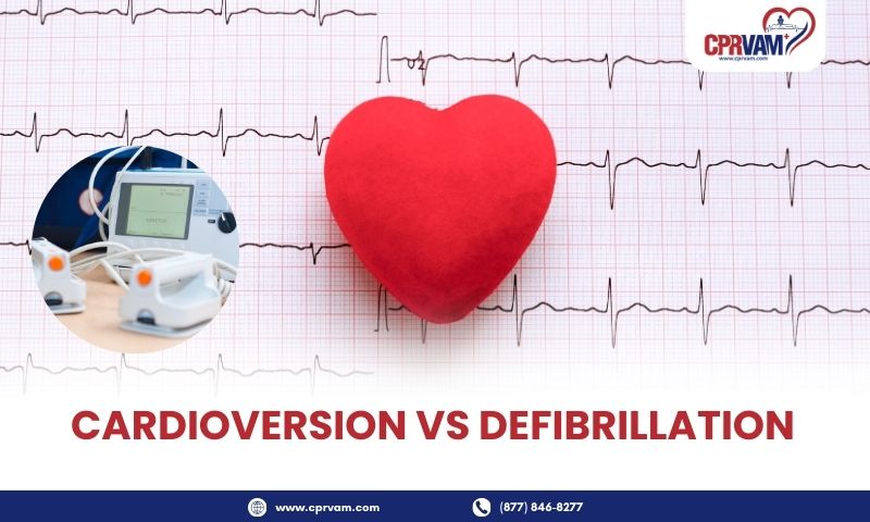 cardioversion vs defibrillation