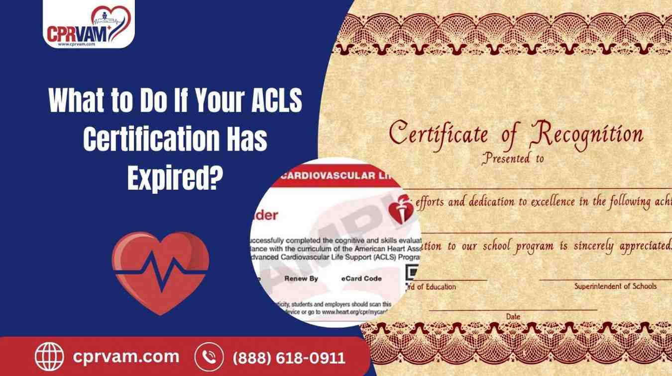 Renewing expired acls certification and training requirements