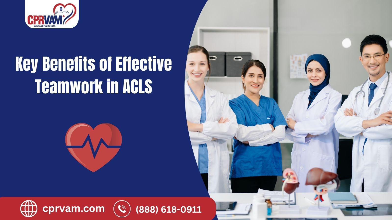 healthcare team working together effectively during acls resuscitation