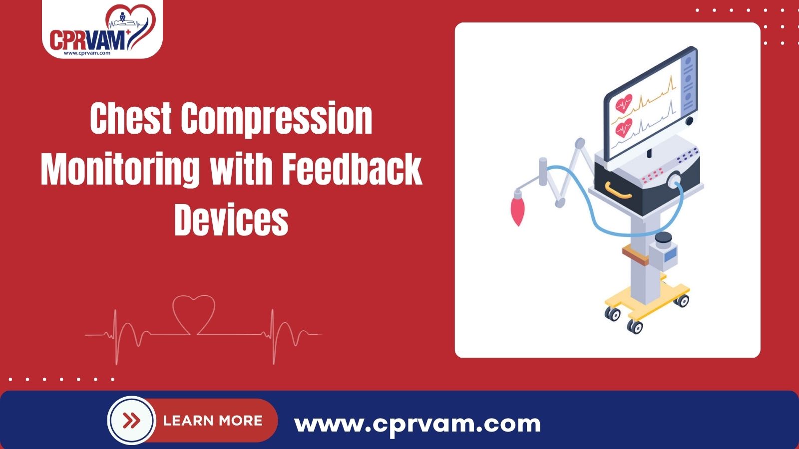 chest compression feedback device monitoring cpr performance