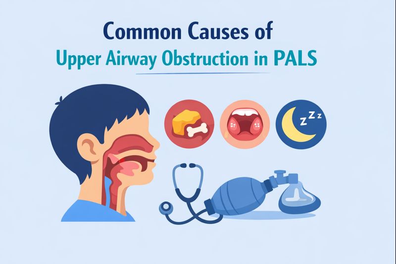common causes of upper airway obstruction in pals