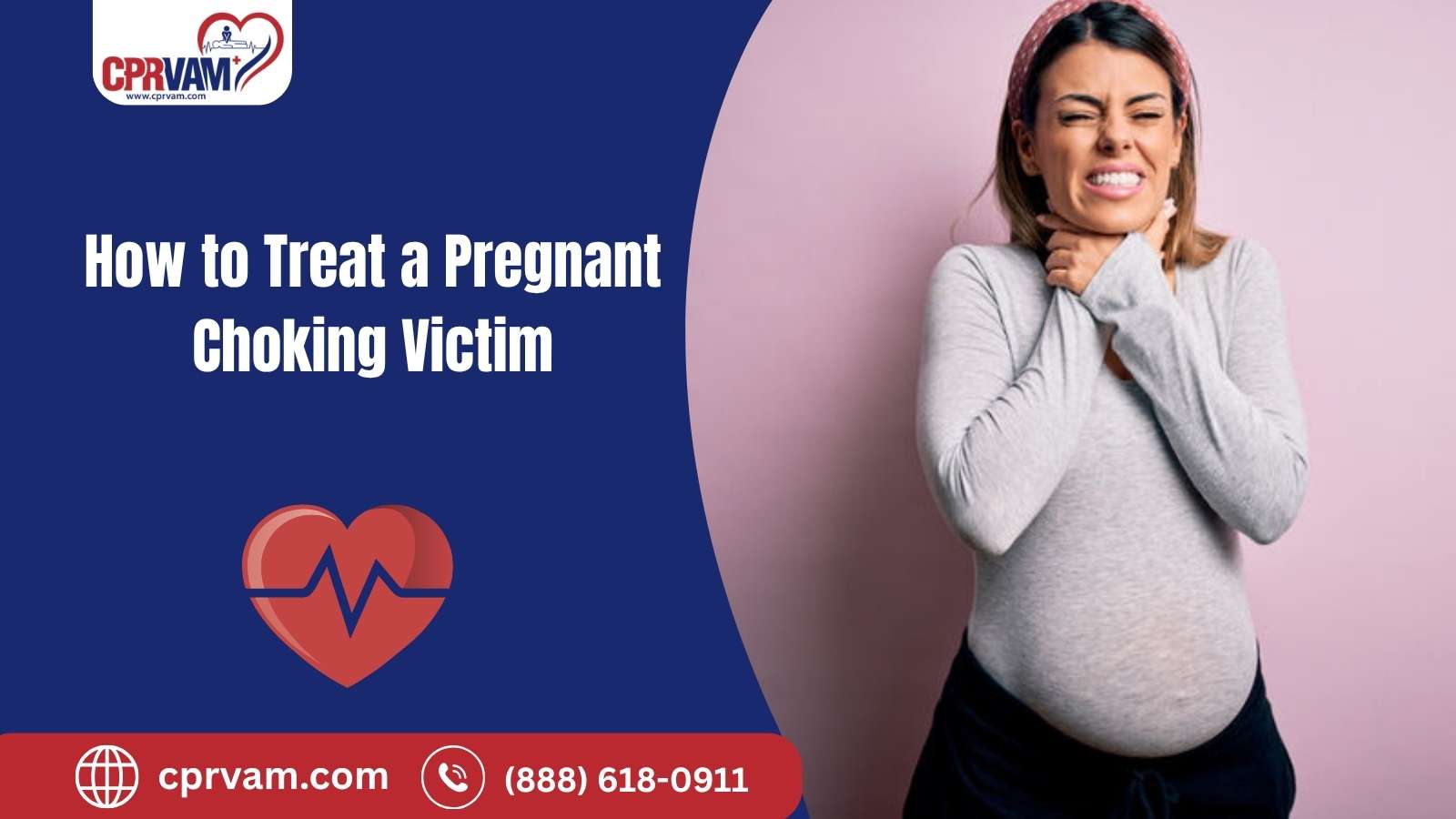 providing emergency care to a pregnant person who is choking