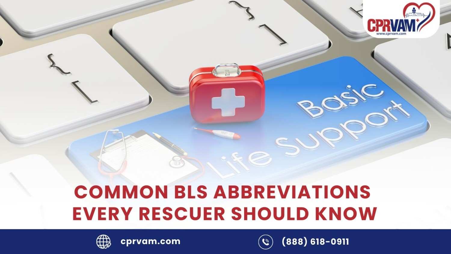Bls abbreviations used in basic life support training