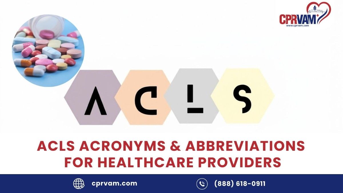 acls acronyms and abbreviations for healthcare providers