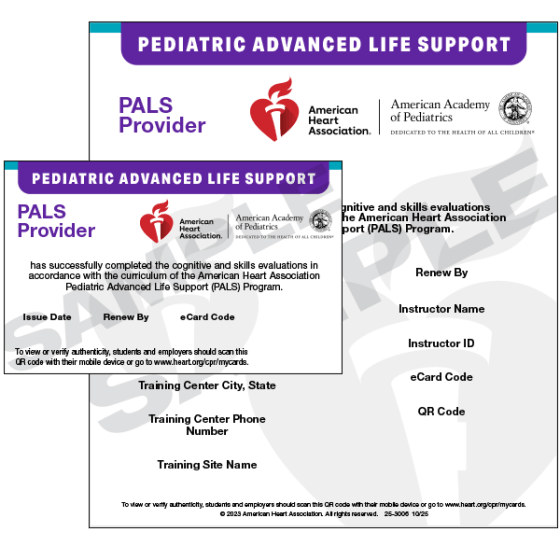 Pediatric Advanced Life Support (PALS) Classes