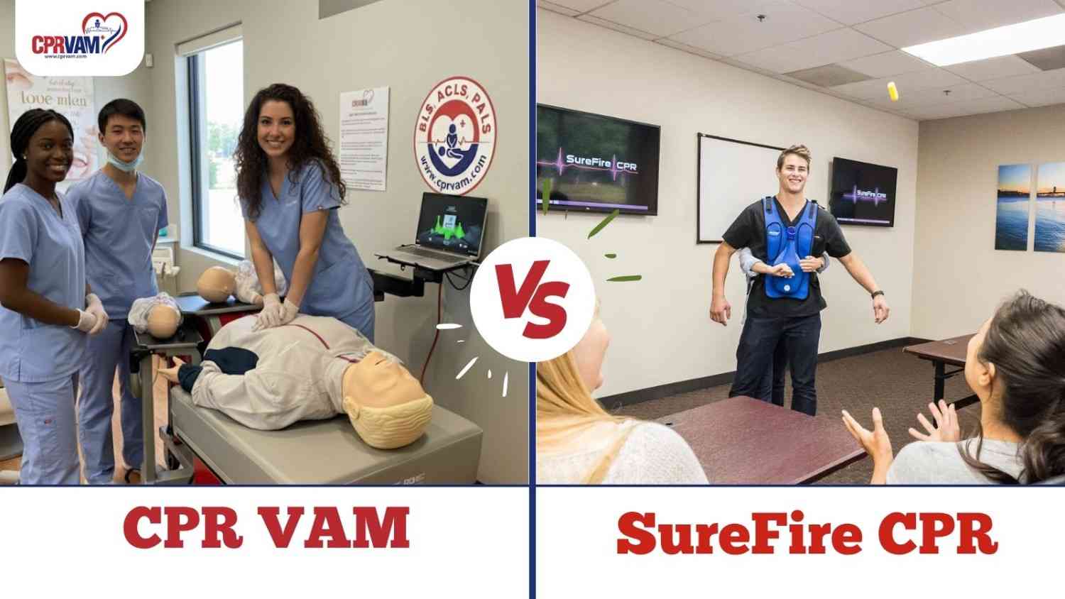 Comparison between CPR VAM and SureFire CPR