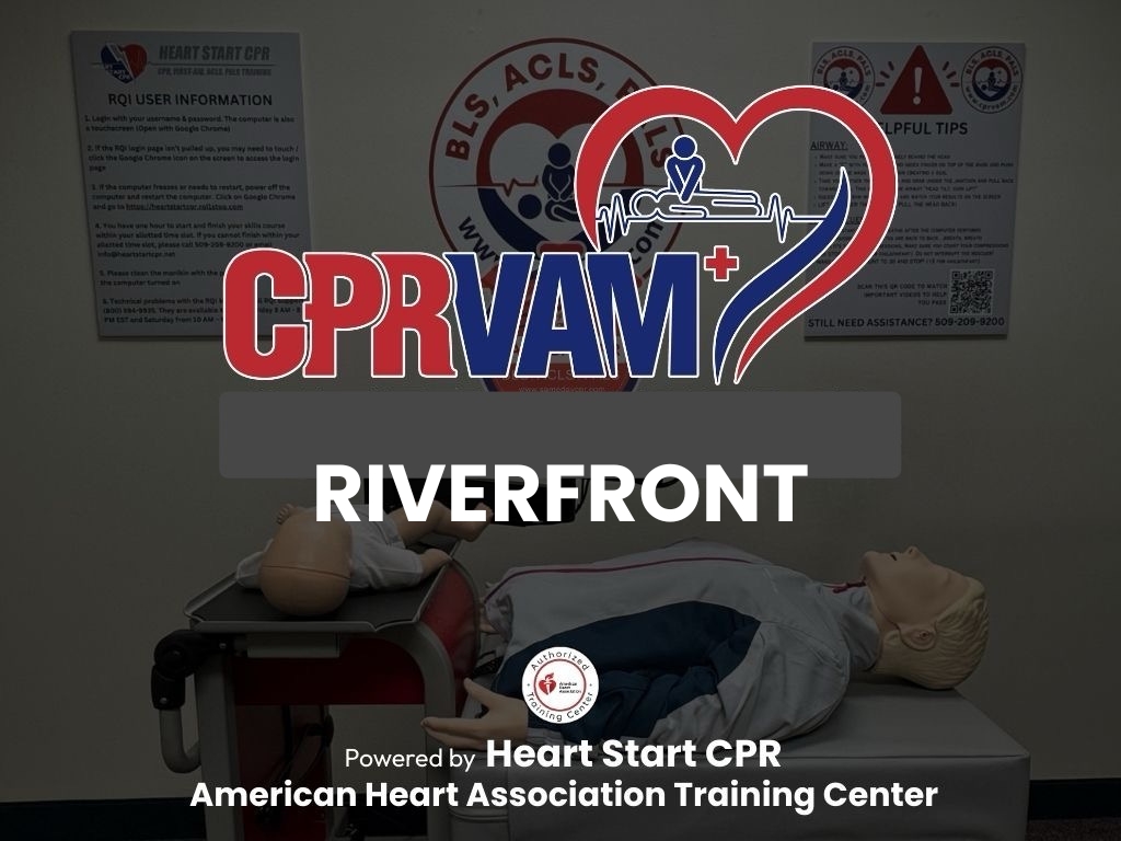AHA CPR Certification Course in Riverfront Area