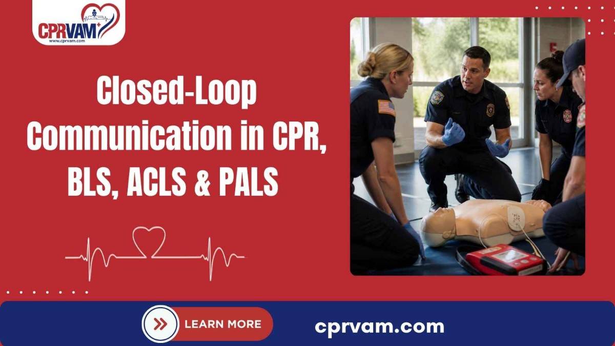 Closed-loop communication during CPR training
