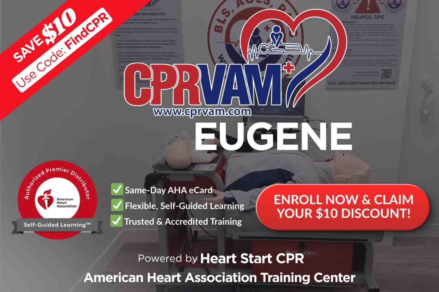 Cpr certification training in eugene oregon classroom