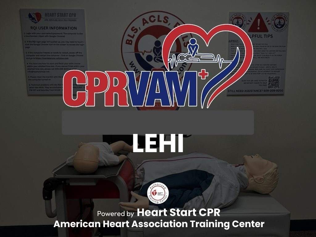 AHA CPR certification in Lehi, UT