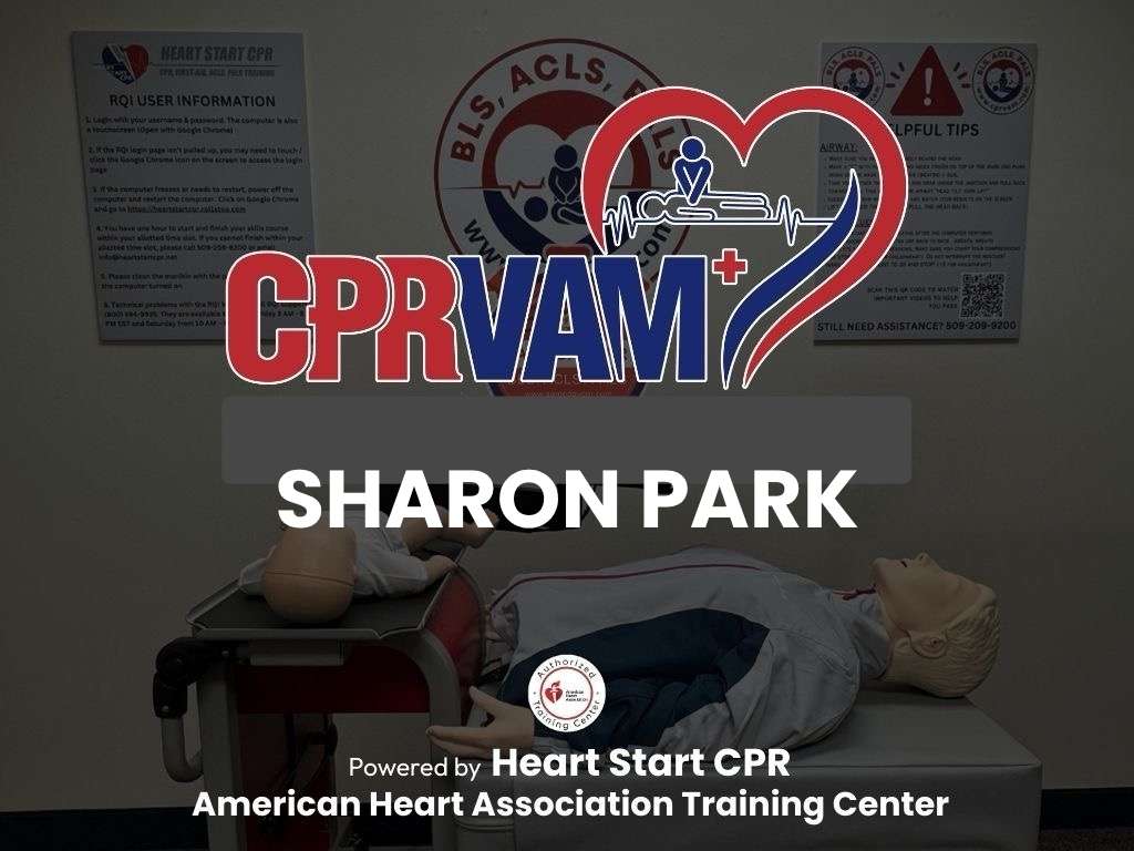 AHA CPR certification in Sharon Park
