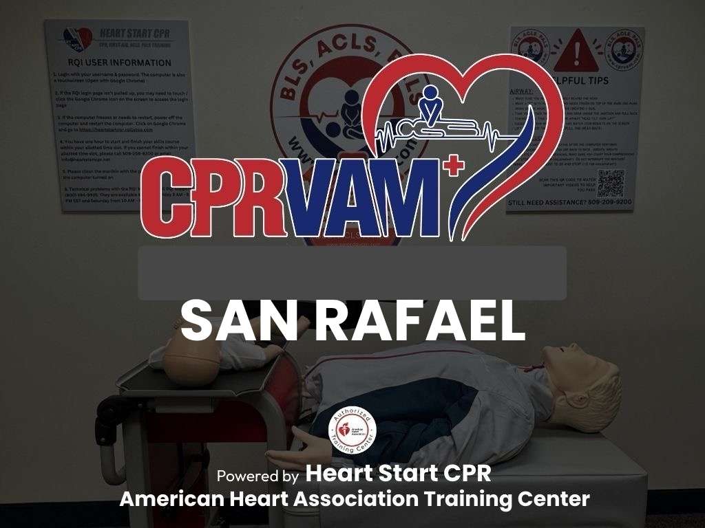 AHA CPR certification in San Rafael, CA